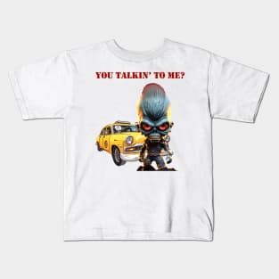 Alien Taxi Driver Kids T-Shirt